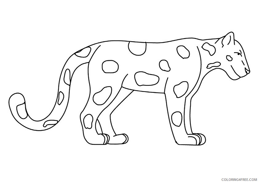 Jaguar Coloring Sheets Animal Coloring Pages Printable 2021 2576 Coloring4free
