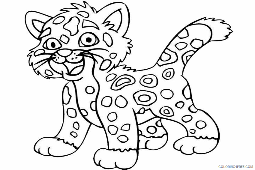 Jaguar Coloring Sheets Animal Coloring Pages Printable 2021 2577 Coloring4free