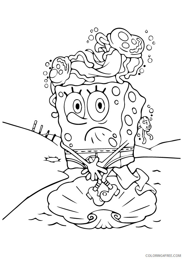 Jellyfish Coloring Sheets Animal Coloring Pages Printable 2021 2581 Coloring4free