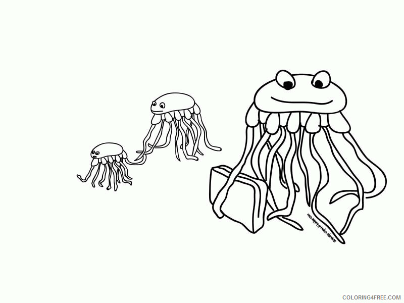 Jellyfish Coloring Sheets Animal Coloring Pages Printable 2021 2592 Coloring4free