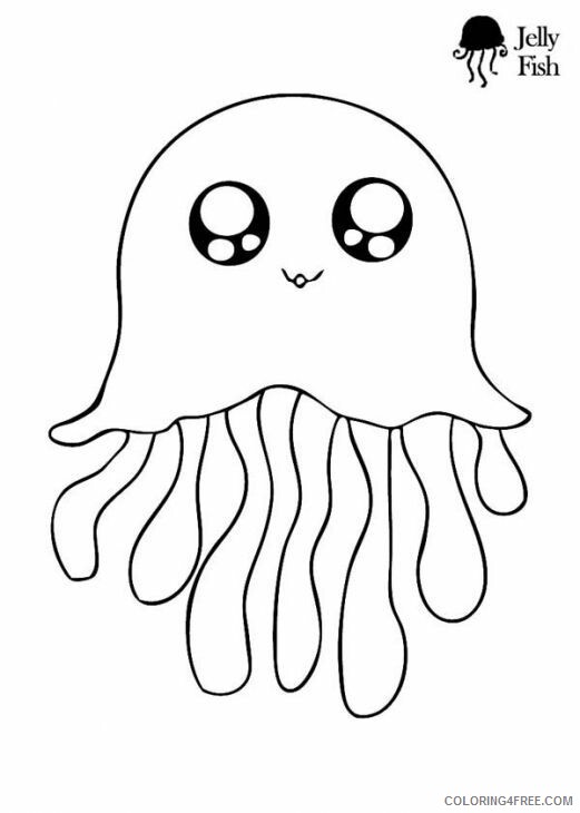 Jellyfish Coloring Sheets Animal Coloring Pages Printable 2021 2594 Coloring4free