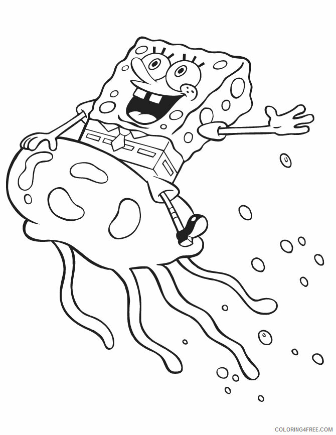 Jellyfish Coloring Sheets Animal Coloring Pages Printable 2021 2595 Coloring4free