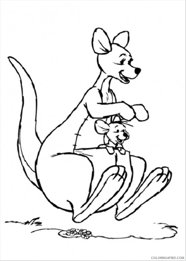 Kangaroo Coloring Sheets Animal Coloring Pages Printable 2021 2601 Coloring4free