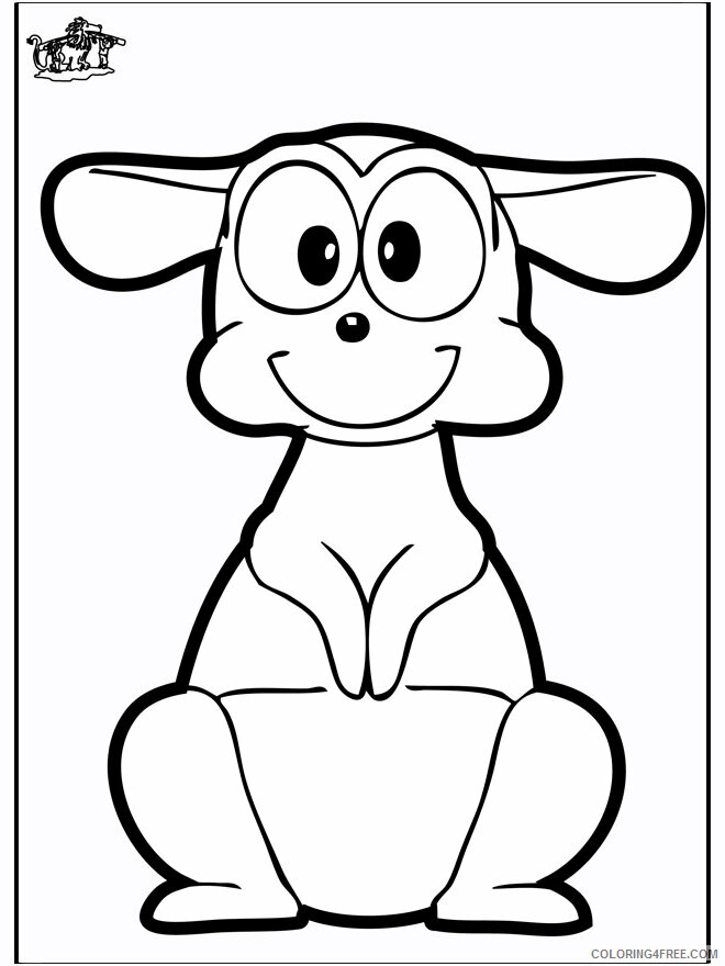 Kangaroo Coloring Sheets Animal Coloring Pages Printable 2021 2614 Coloring4free