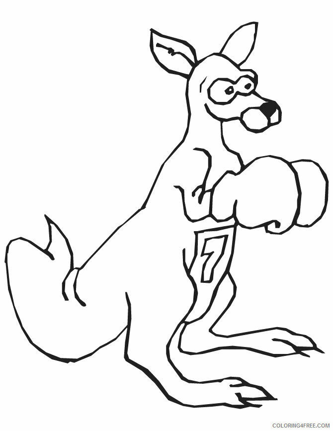 Kangaroo Coloring Sheets Animal Coloring Pages Printable 2021 2629 Coloring4free