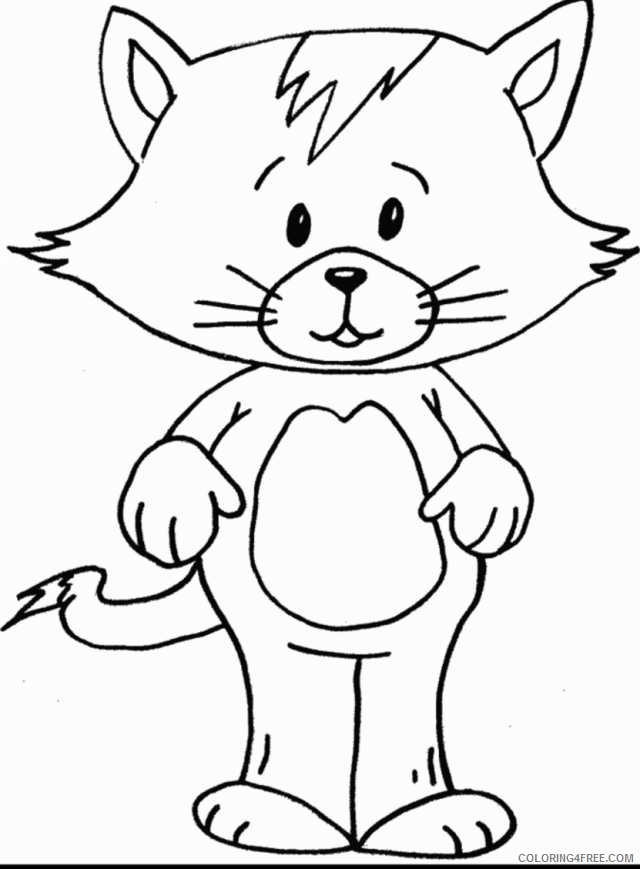 Kitten Coloring Sheets Animal Coloring Pages Printable 2021 2633 Coloring4free