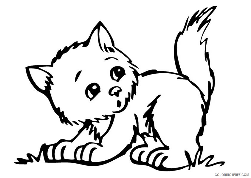 Kitten Coloring Sheets Animal Coloring Pages Printable 2021 2652 Coloring4free