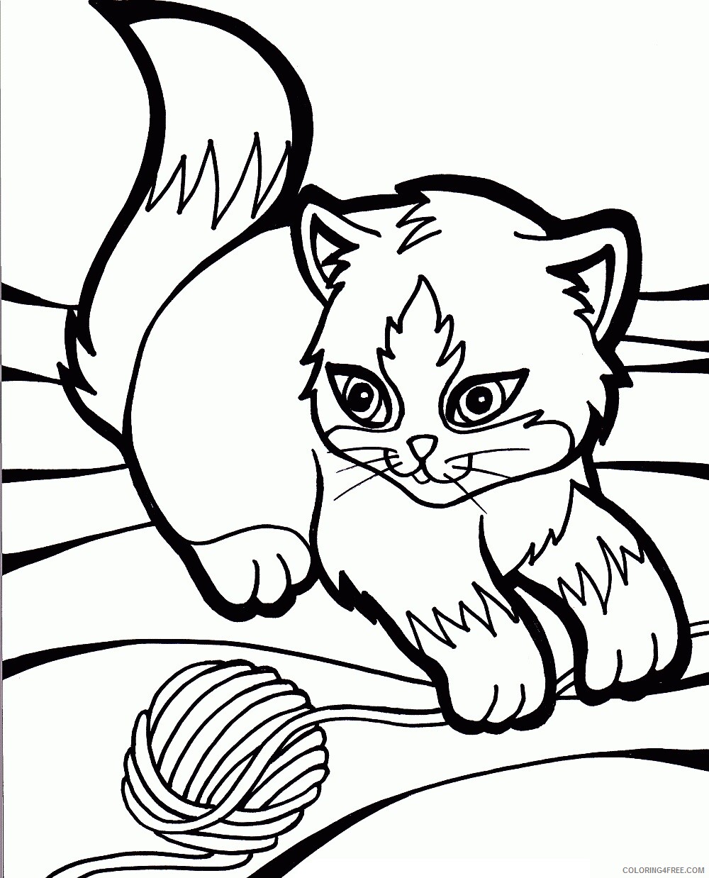 Kitten Coloring Sheets Animal Coloring Pages Printable 2021 2654 Coloring4free