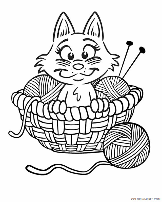 Kitten Coloring Sheets Animal Coloring Pages Printable 2021 2657 Coloring4free