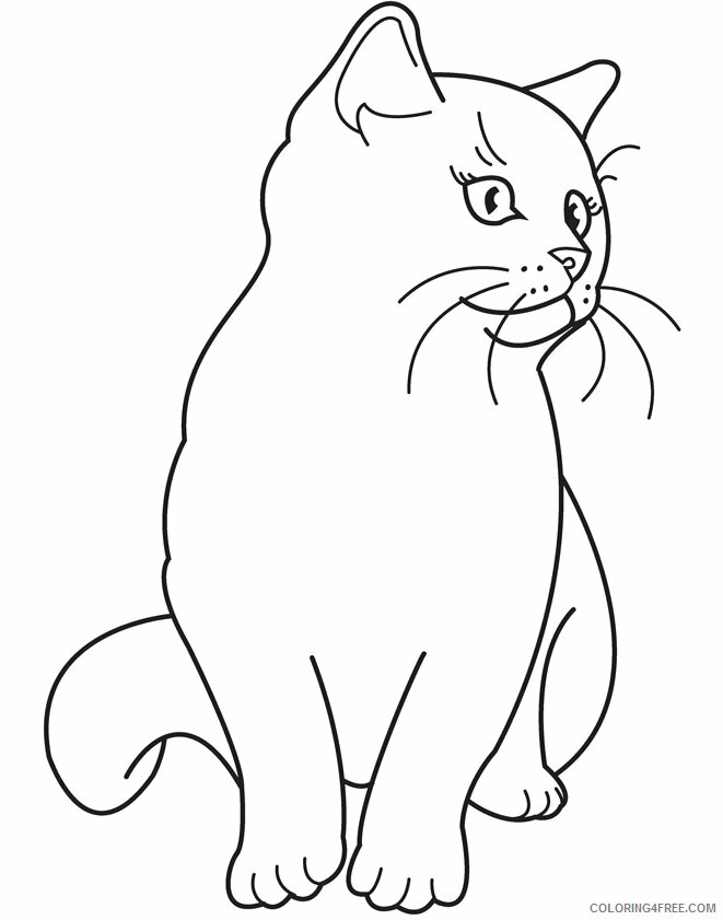 Kitten Coloring Sheets Animal Coloring Pages Printable 2021 2684 Coloring4free