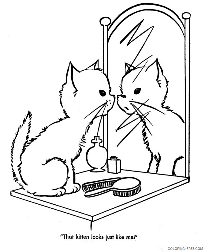 Kitten Coloring Sheets Animal Coloring Pages Printable 2021 2692 Coloring4free