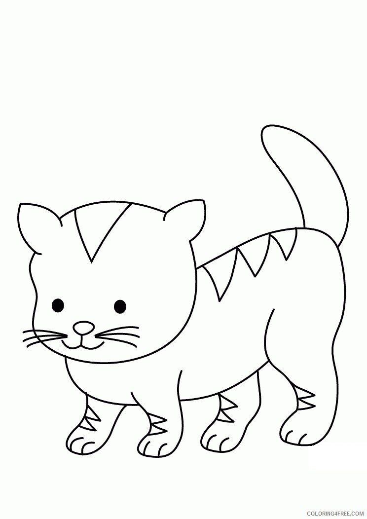 Kitten Coloring Sheets Animal Coloring Pages Printable 2021 2700 Coloring4free