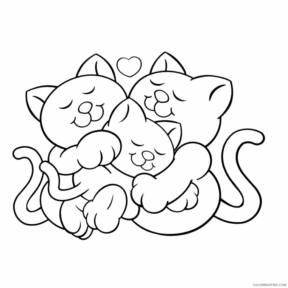 Kitten Coloring Sheets Animal Coloring Pages Printable 2021 2708 Coloring4free