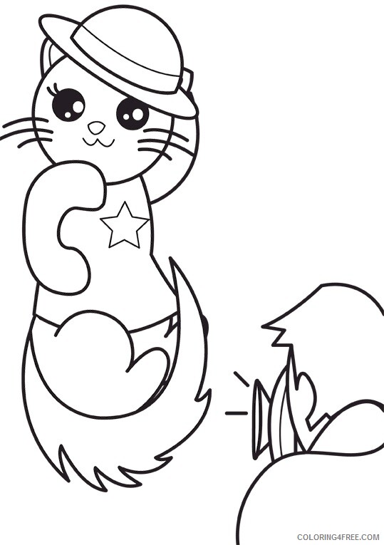 Kitten Coloring Sheets Animal Coloring Pages Printable 2021 2712 Coloring4free