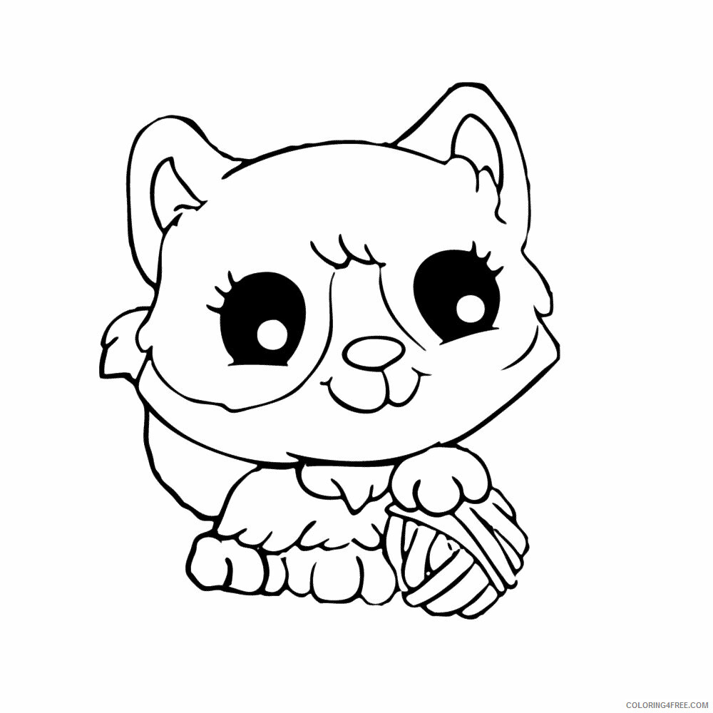 Kitten Coloring Sheets Animal Coloring Pages Printable 2021 2723 Coloring4free