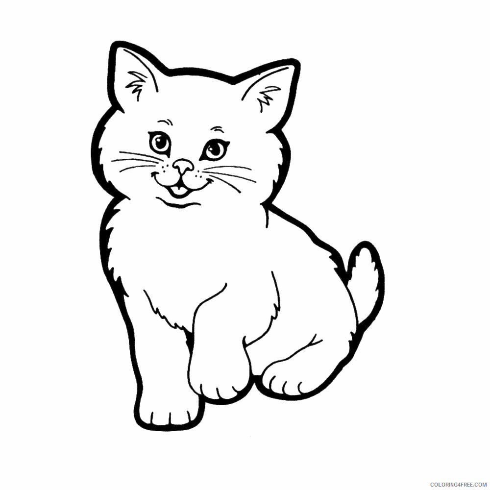 Kitten Coloring Sheets Animal Coloring Pages Printable 2021 2724 Coloring4free