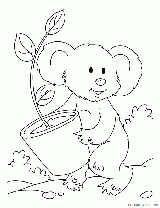 Koala Coloring Sheets Animal Coloring Pages Printable 2021 2738 Coloring4free