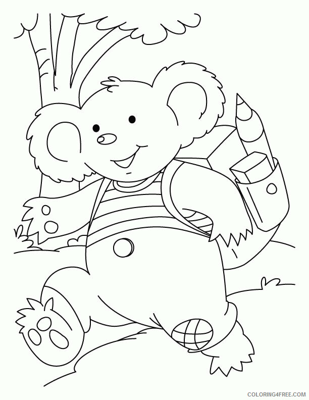 Koala Coloring Sheets Animal Coloring Pages Printable 2021 2746 Coloring4free