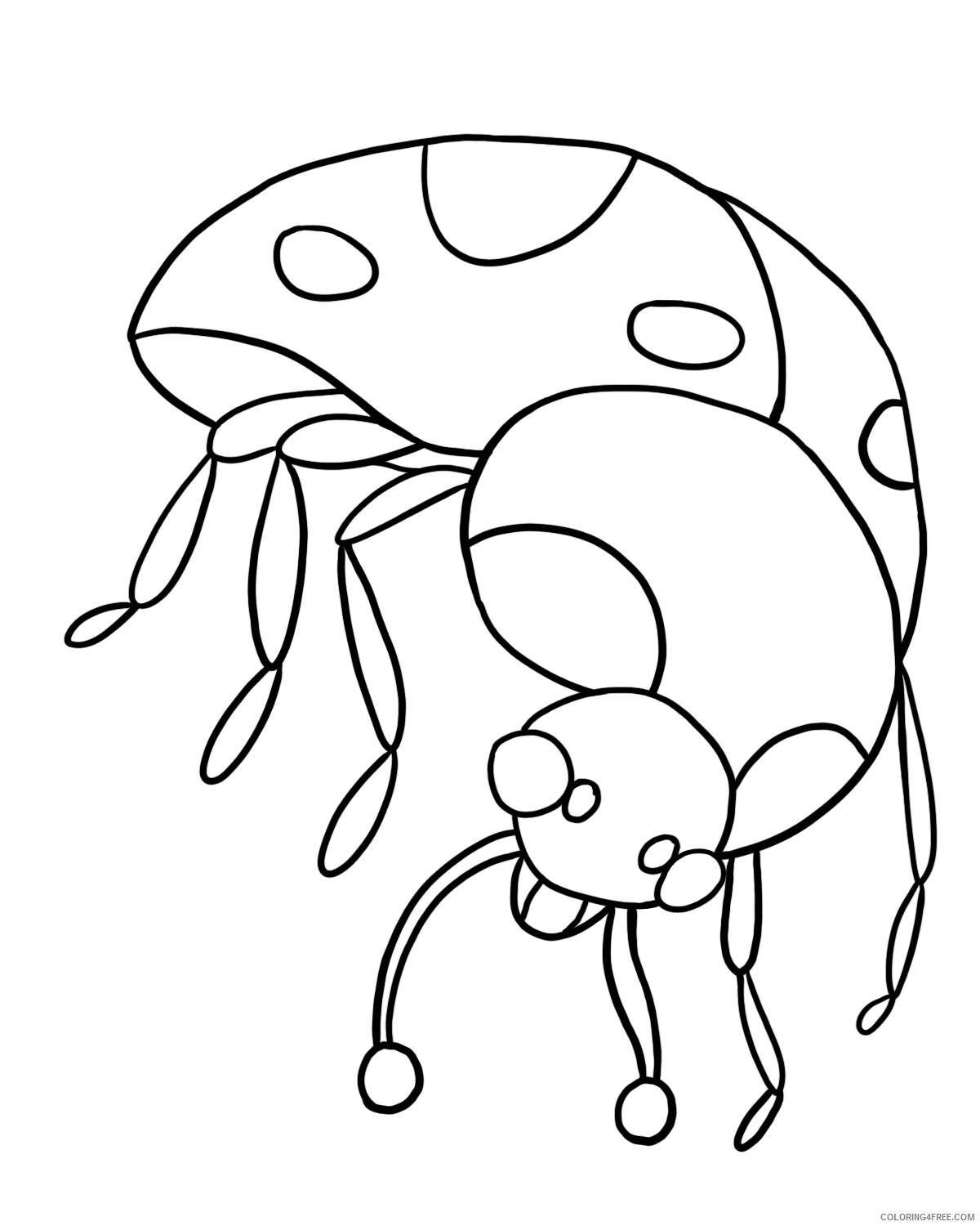 Ladybug Coloring Pages Animal Printable Sheets Ladybug Free 2021 3087 Coloring4free