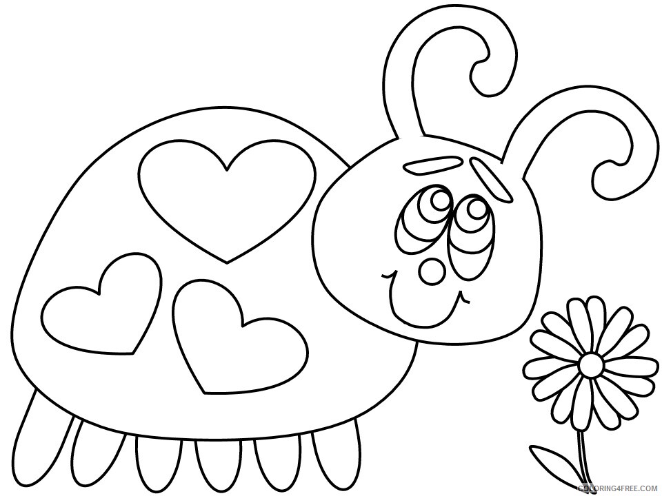 Ladybug Coloring Pages Animal Printable Sheets ladybug 2021 3072 Coloring4free