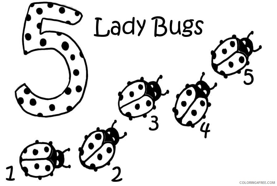 Ladybug Coloring Sheets Animal Coloring Pages Printable 2021 2783 Coloring4free