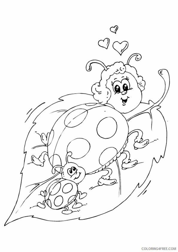 Ladybug Coloring Sheets Animal Coloring Pages Printable 2021 2797 Coloring4free