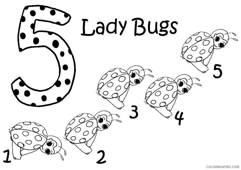 Ladybug Coloring Sheets Animal Coloring Pages Printable 2021 2800 Coloring4free