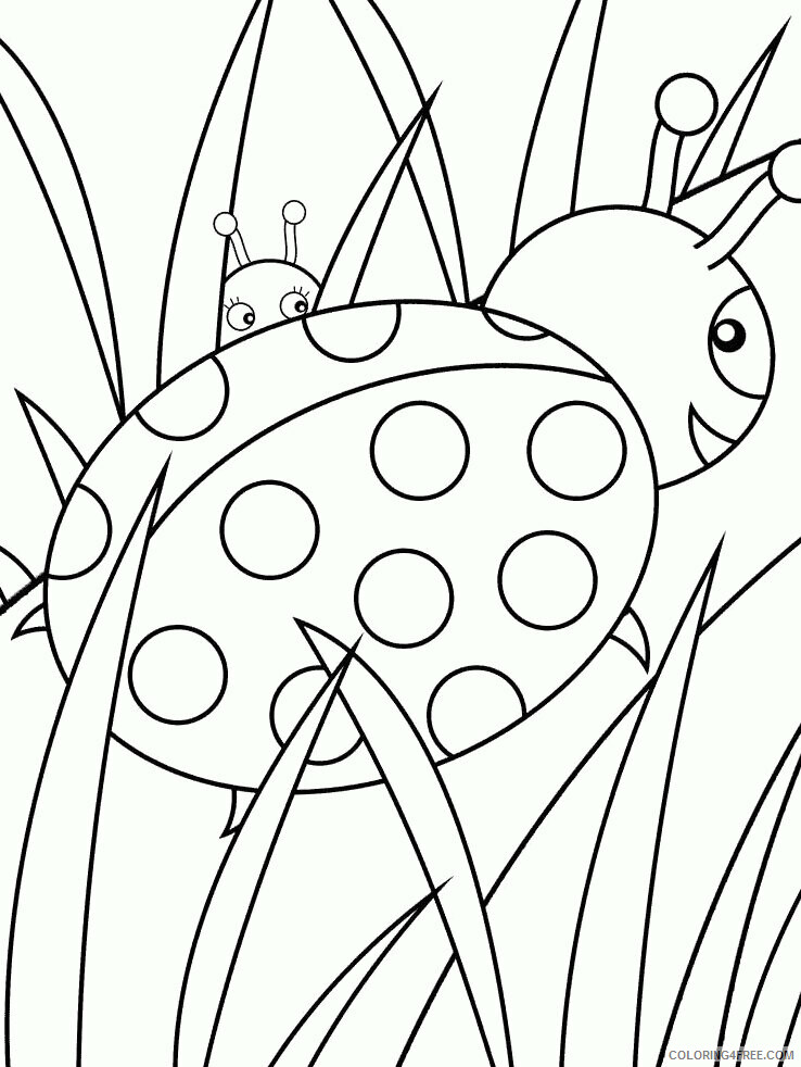 Ladybug Coloring Sheets Animal Coloring Pages Printable 2021 2801 Coloring4free