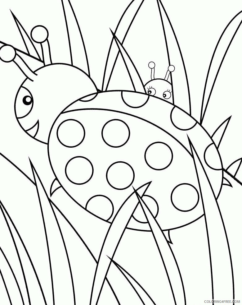 Ladybug Coloring Sheets Animal Coloring Pages Printable 2021 2805 Coloring4free