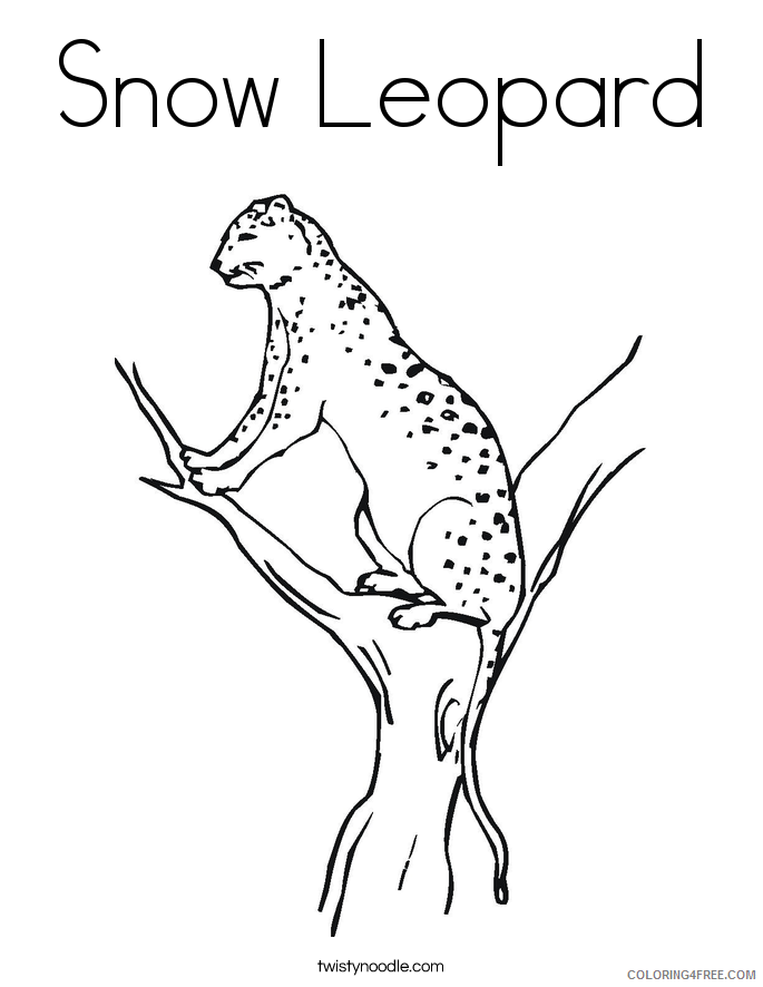 Leopard Coloring Sheets Animal Coloring Pages Printable 2021 2810 Coloring4free