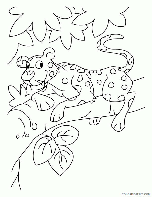 Leopard Coloring Sheets Animal Coloring Pages Printable 2021 2830 Coloring4free