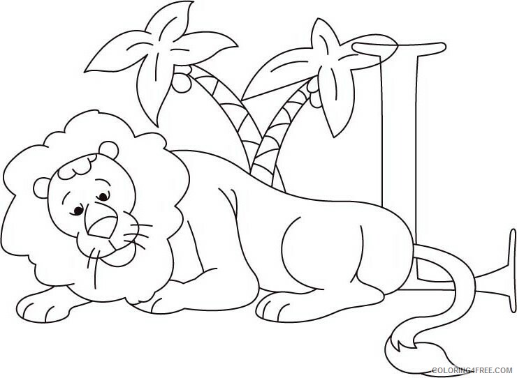 Lion Coloring Pages Animal Printable Sheets Lion Free 2021 3188 Coloring4free