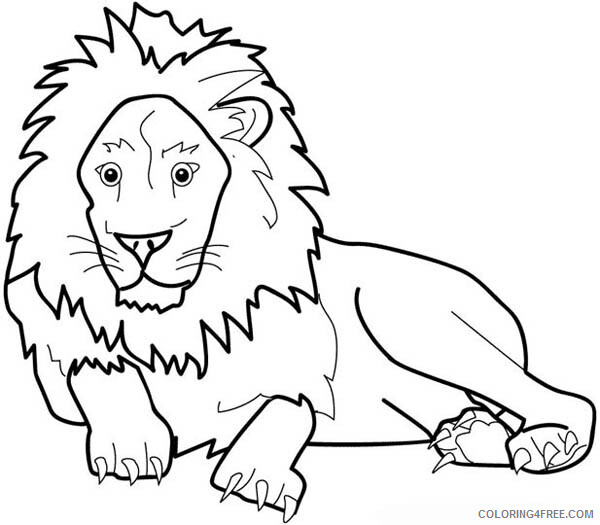 Lion Coloring Pages Animal Printable Sheets Lion Images 2021 3181 ...