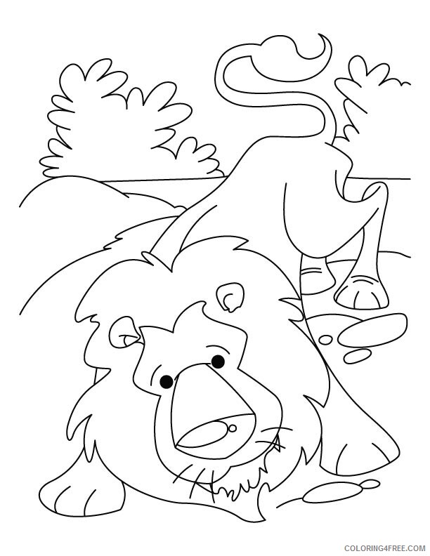 Lion Coloring Pages Animal Printable Sheets Lion Pictures 2021 3196 Coloring4free