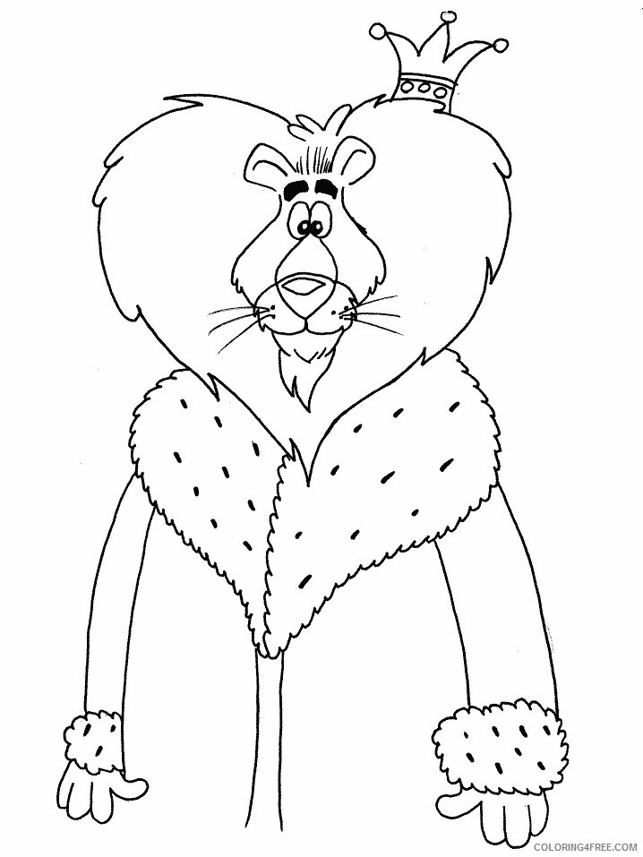 Lion Coloring Pages Animal Printable Sheets lion 2021 3169 Coloring4free
