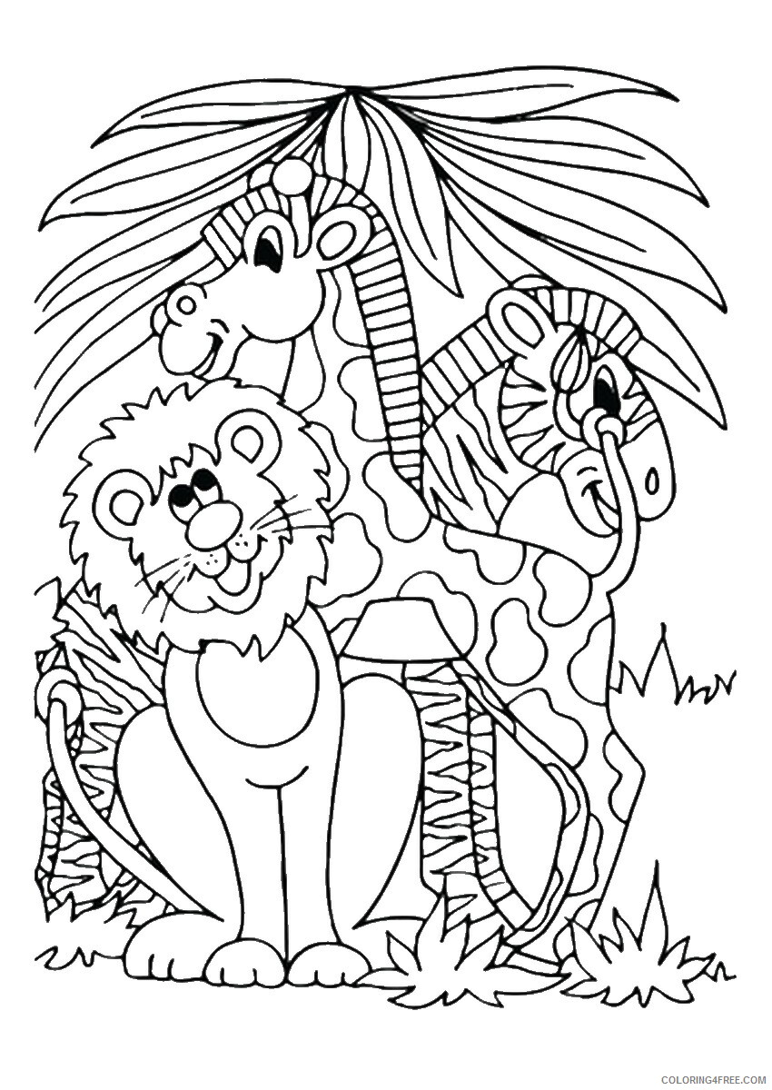 Lion Coloring Pages Animal Printable Sheets lion_cl_16 2021 3173 Coloring4free