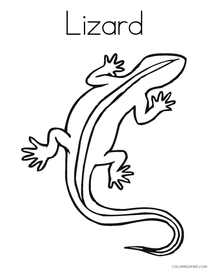 Lizard Coloring Sheets Animal Coloring Pages Printable 2021 2847 Coloring4free