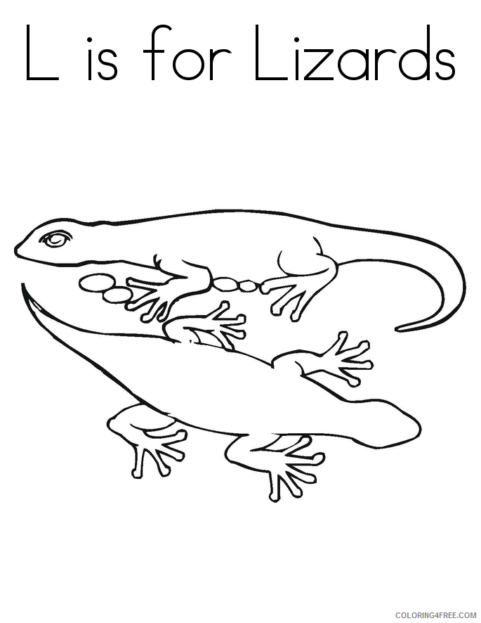 Lizard Coloring Sheets Animal Coloring Pages Printable 2021 2848 Coloring4free