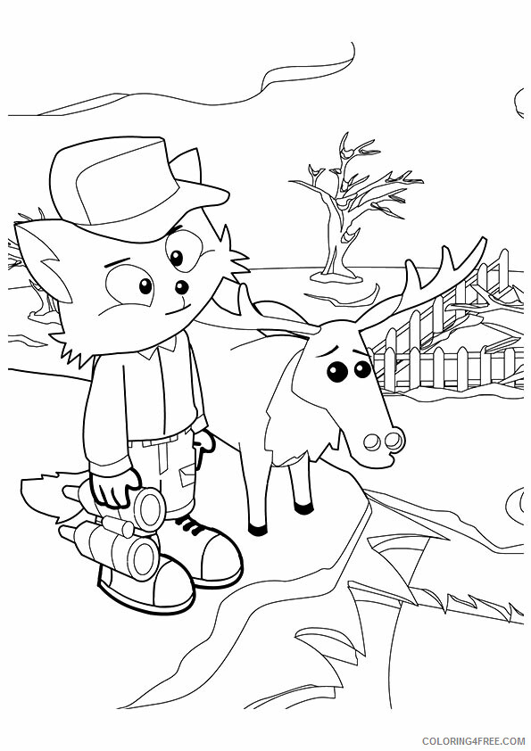 Moose Coloring Sheets Animal Coloring Pages Printable 2021 2904 Coloring4free