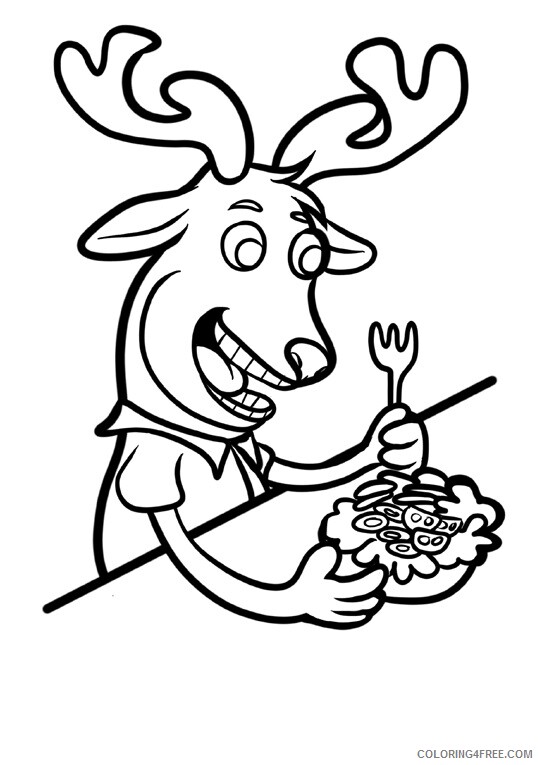 Moose Coloring Sheets Animal Coloring Pages Printable 2021 2920 Coloring4free