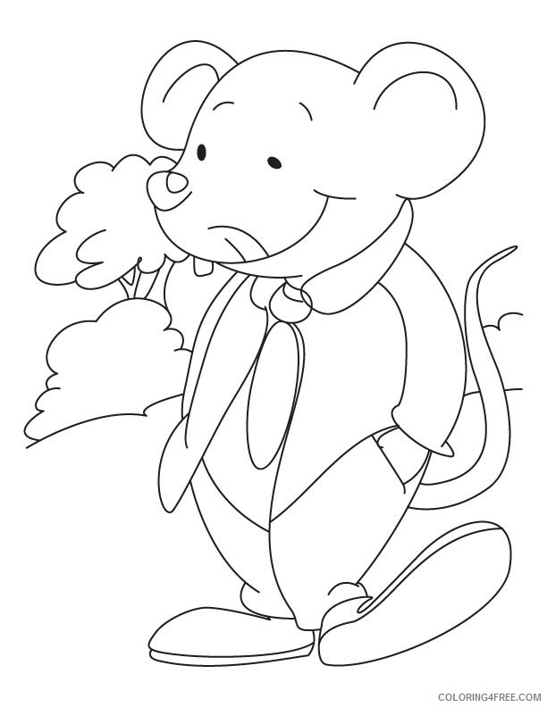 Mouse Coloring Pages Animal Printable Sheets Free Mouse 2021 3411 Coloring4free