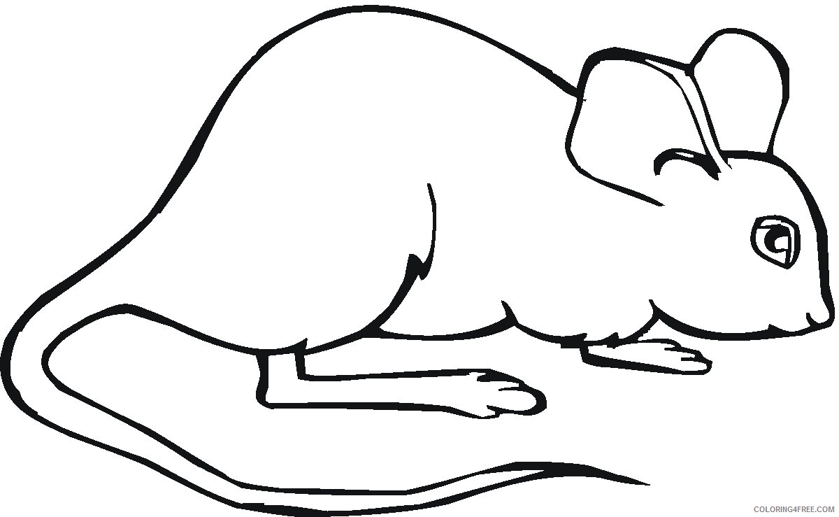 Mouse Coloring Pages Animal Printable Sheets Mouse For Free 2021 3437 Coloring4free