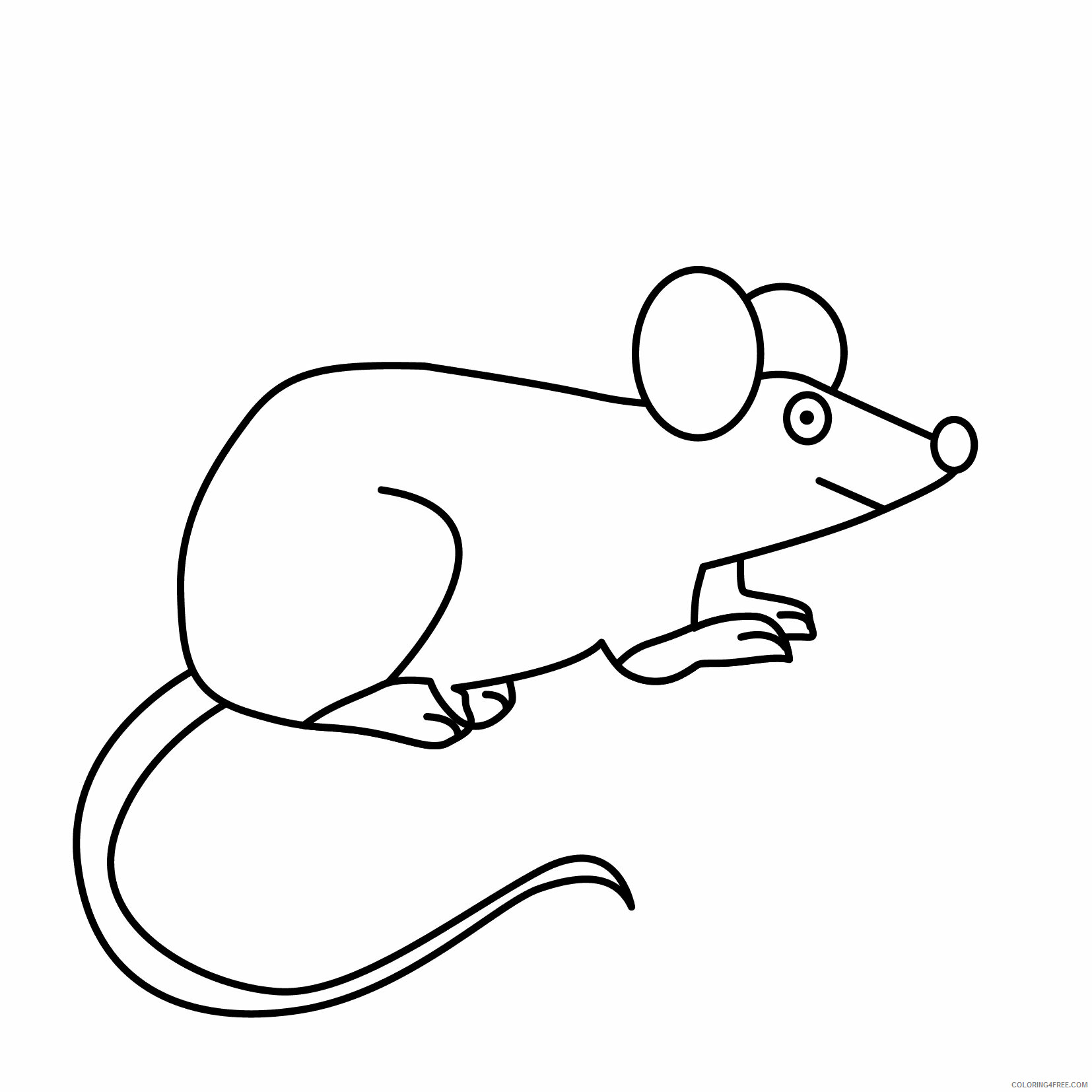 Mouse Coloring Pages Animal Printable Sheets Mouse Preschool 2021 3443 Coloring4free