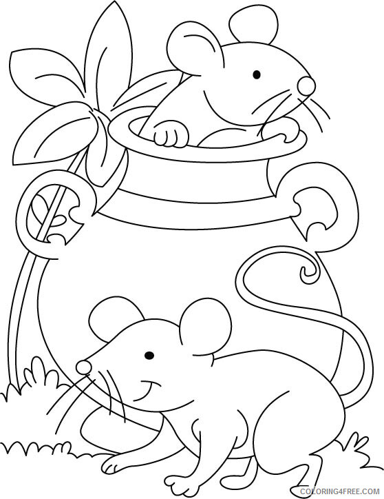 Mouse Coloring Pages Animal Printable Sheets Printable Mouse 2021 3450 Coloring4free