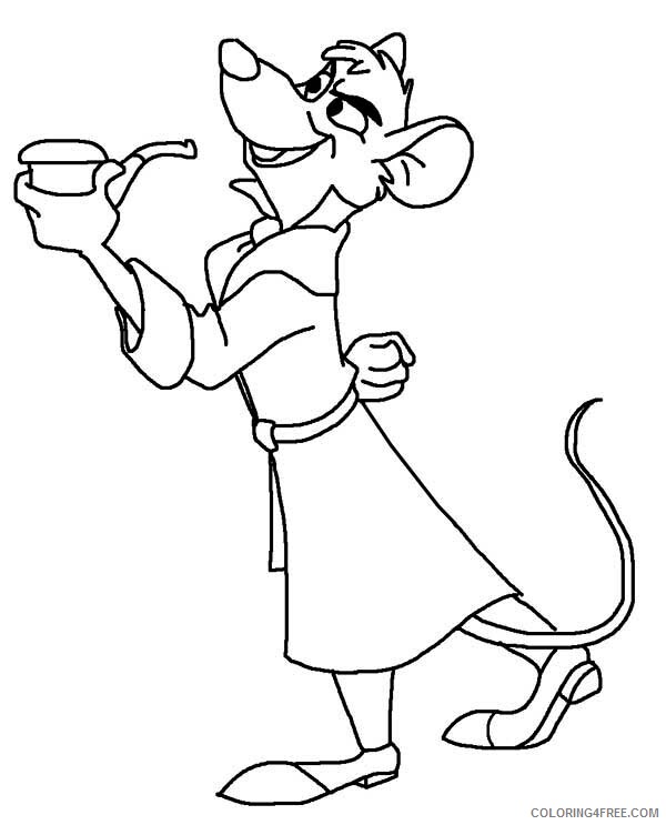 Mouse Coloring Pages Animal Printable Sheets the Great Mouse Detective 2021 3398 Coloring4free