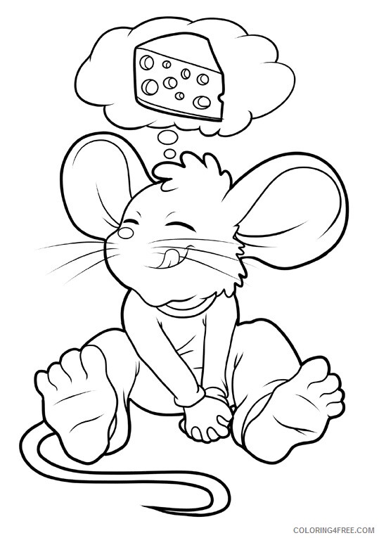 Mouse Coloring Sheets Animal Coloring Pages Printable 2021 2943 Coloring4free