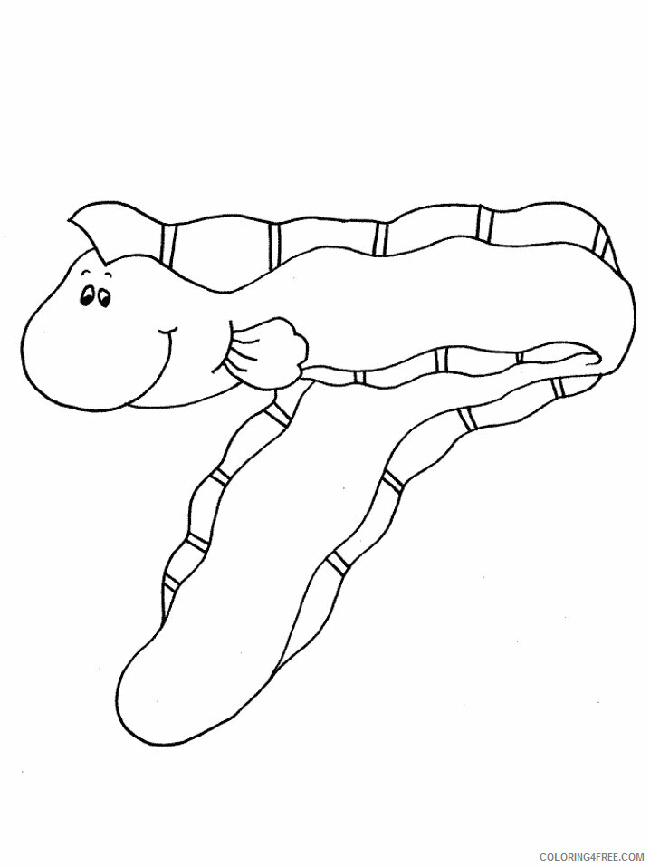 Ocean Animals Coloring Pages Animal Printable Sheets eel 2021 3458 Coloring4free