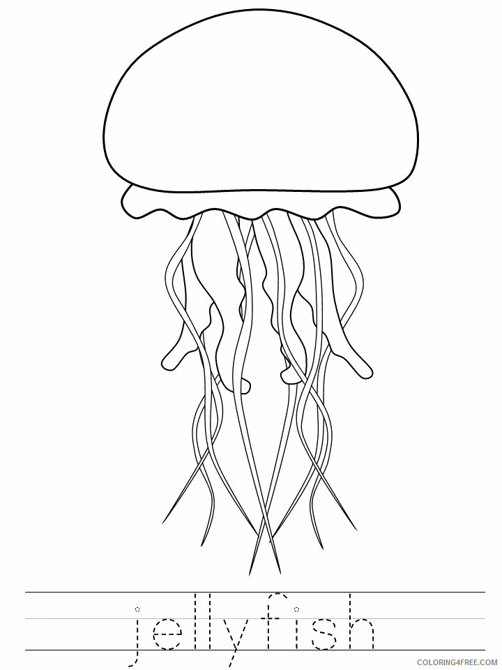 47++ Animal coloring pages jellyfish_26 ideas in 2021 