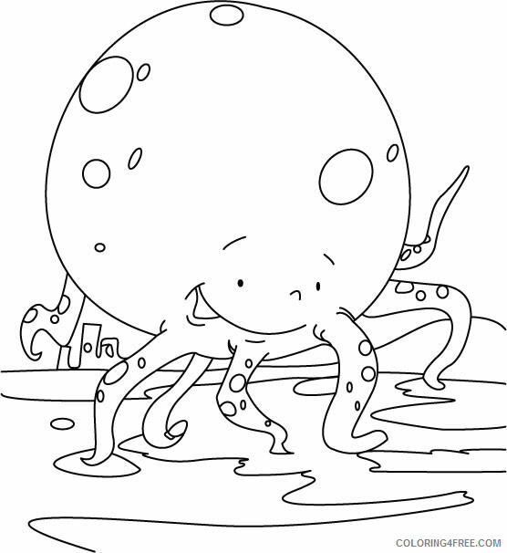 Octopus Coloring Pages Animal Printable Sheets Octopus Pictures 2021 3530 Coloring4free