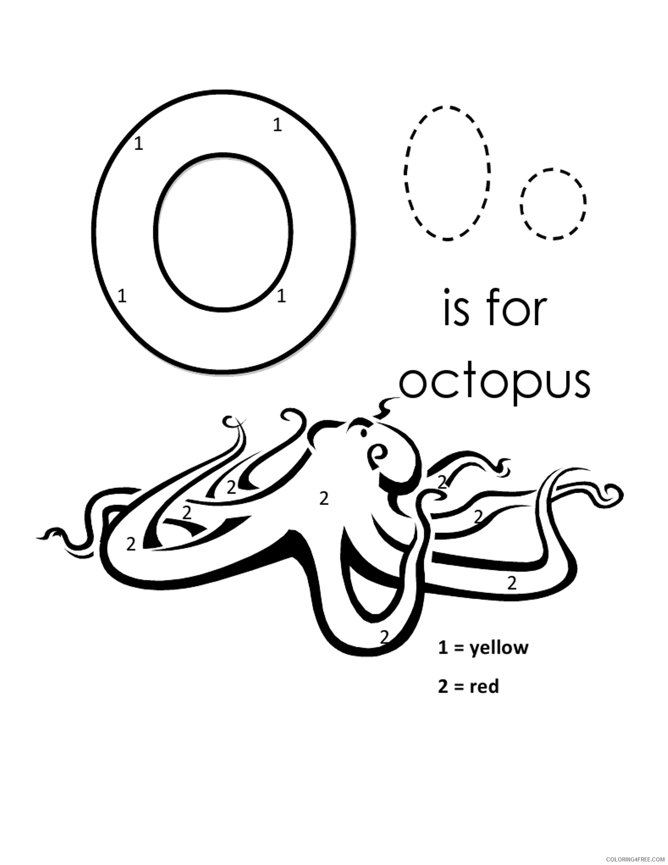 Octopus Coloring Sheets Animal Coloring Pages Printable 2021 2952 Coloring4free